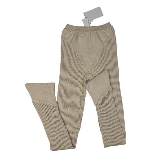 Ruve - Loom Ribbed Pants in Beige - Picture 4 of 5